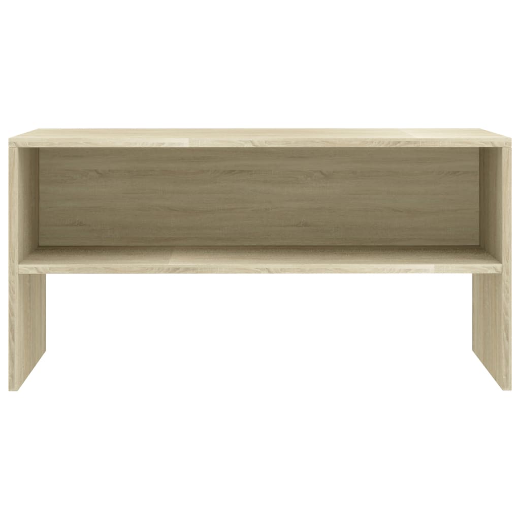 Tv-meubel 80x40x40 cm bewerkt hout sonoma eikenkleurig Sonoma eiken