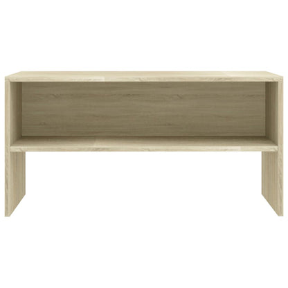 Tv-meubel 80x40x40 cm bewerkt hout sonoma eikenkleurig Sonoma eiken