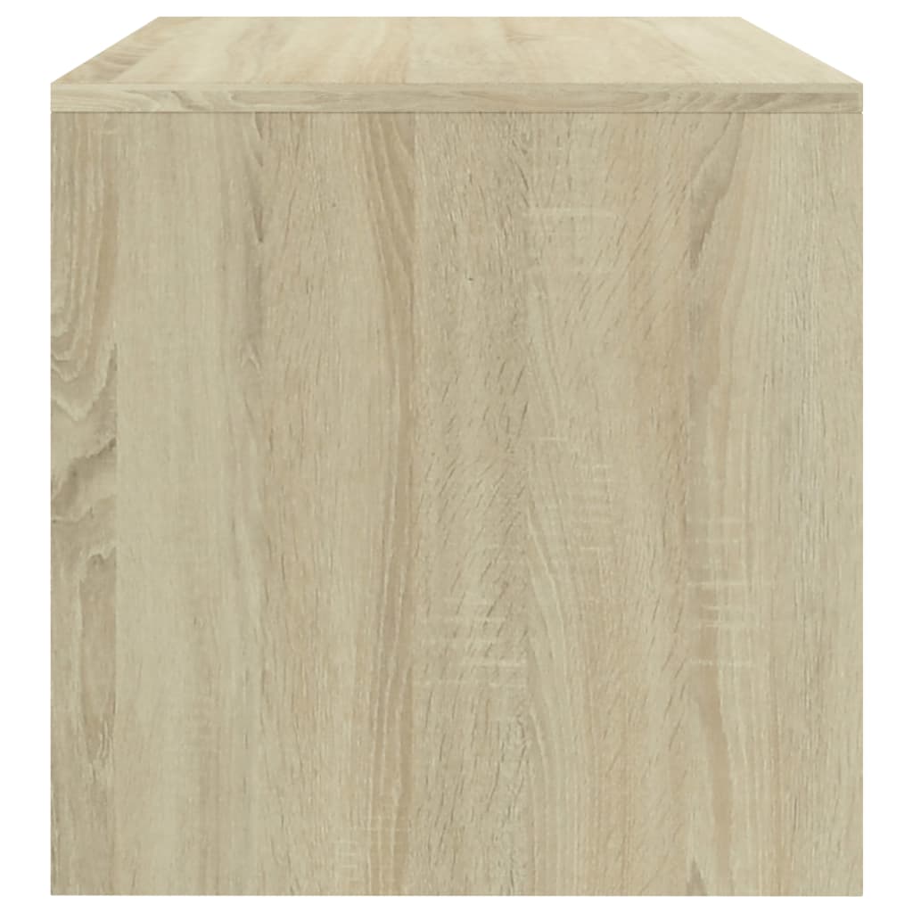 Tv-meubel 80x40x40 cm bewerkt hout sonoma eikenkleurig Sonoma eiken