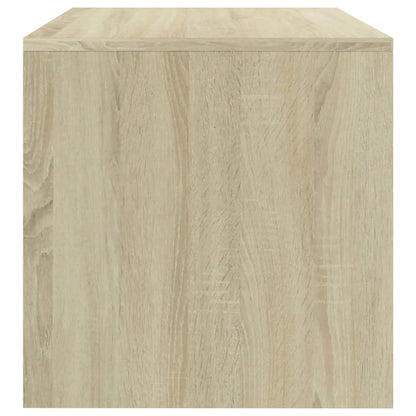 Tv-meubel 80x40x40 cm bewerkt hout sonoma eikenkleurig Sonoma eiken