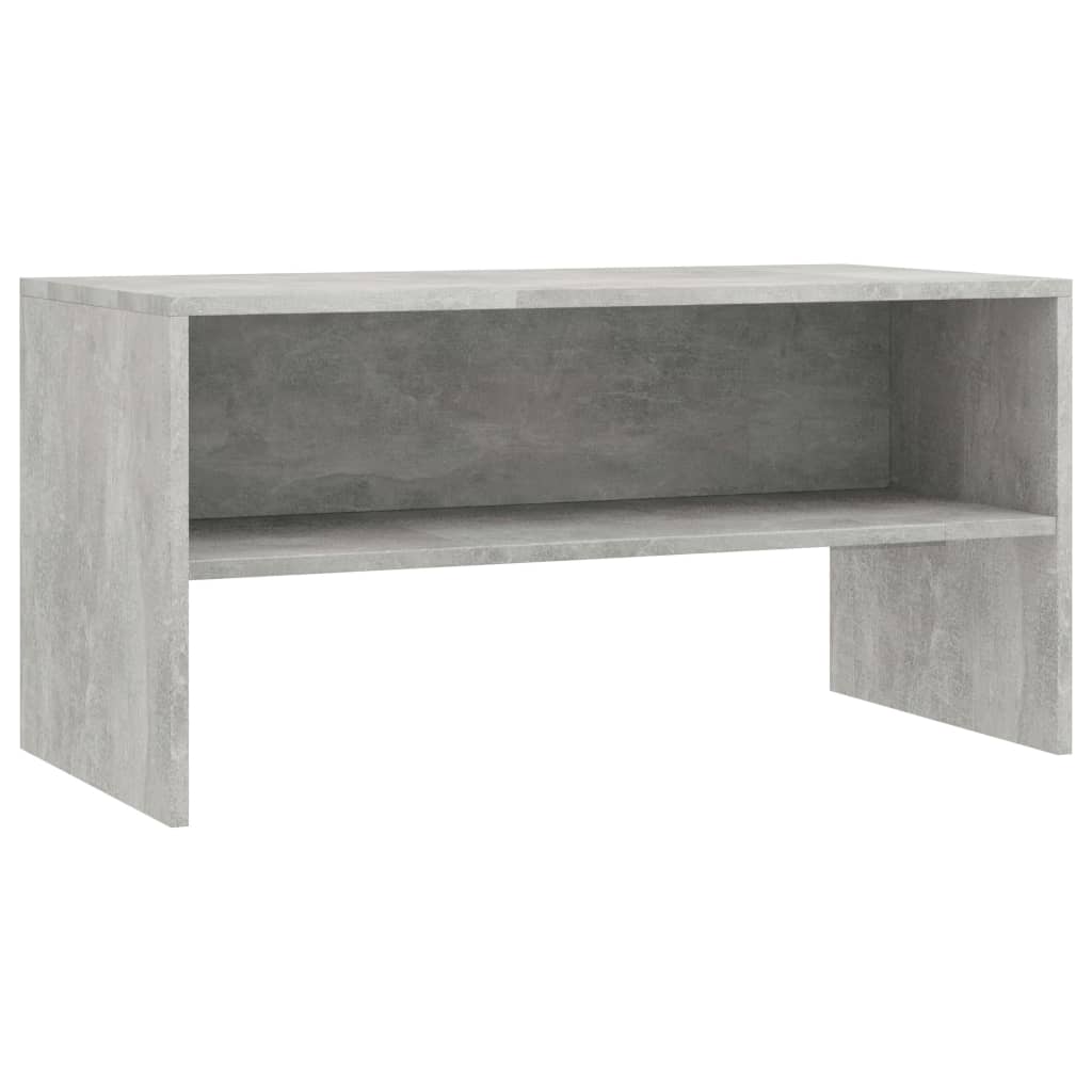 Tv-meubel 80x40x40 cm bewerkt hout betongrijs Betongrijs