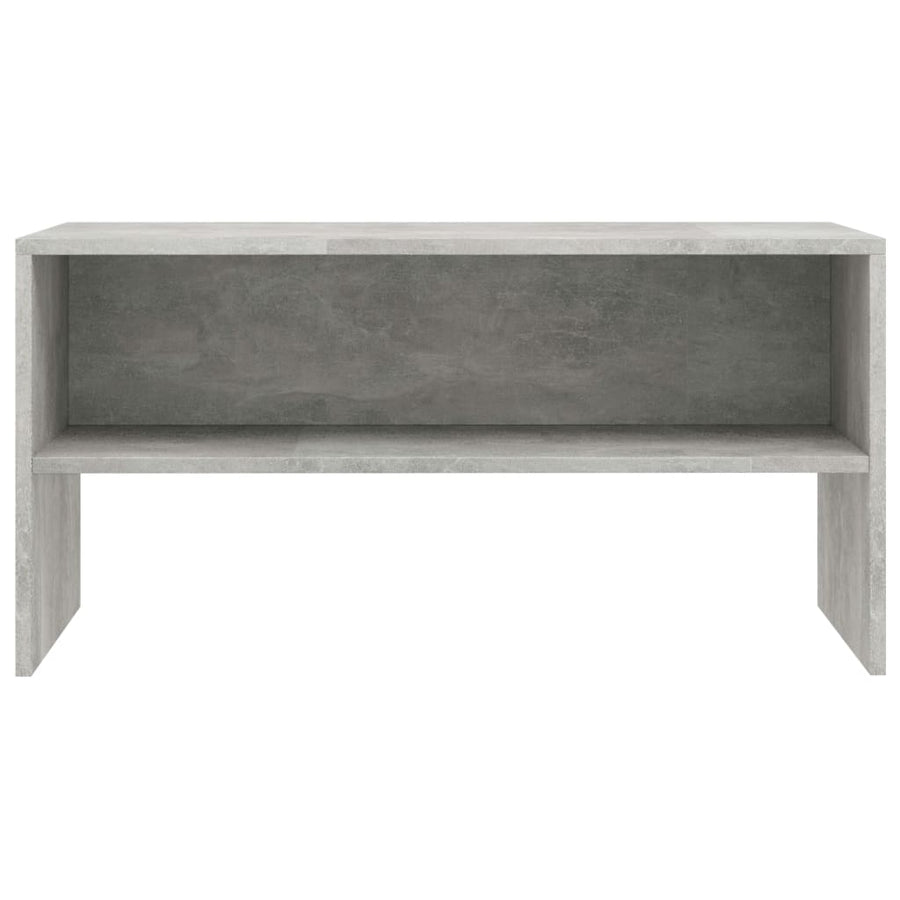 Tv-meubel 80x40x40 cm bewerkt hout betongrijs Betongrijs