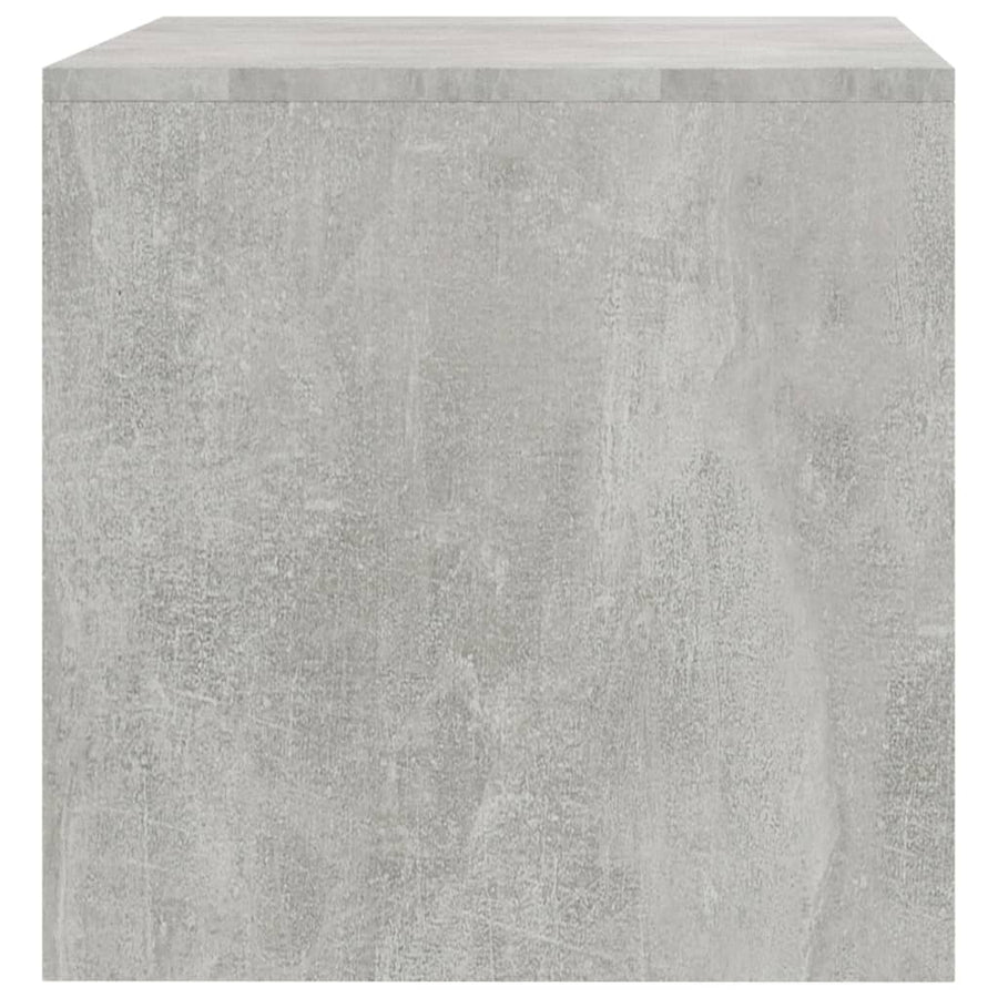 Tv-meubel 80x40x40 cm bewerkt hout betongrijs Betongrijs