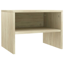 Nachtkastje 40X30X30 Cm Bewerkt Hout Kleurig 1 Sonoma eiken