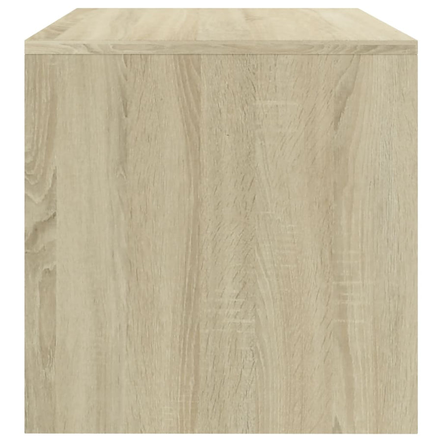 Nachtkastje 40X30X30 Cm Bewerkt Hout Kleurig 1 Sonoma eiken