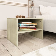 Nachtkastje 40X30X30 Cm Bewerkt Hout Kleurig 1 Sonoma eiken