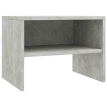 Nachtkastje 40X30X30 Cm Bewerkt Hout 1 Betongrijs
