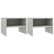 Nachtkastjes 40X30X30 Cm Bewerkt Hout 2 Betongrijs