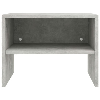Nachtkastjes 40X30X30 Cm Bewerkt Hout 2 Betongrijs