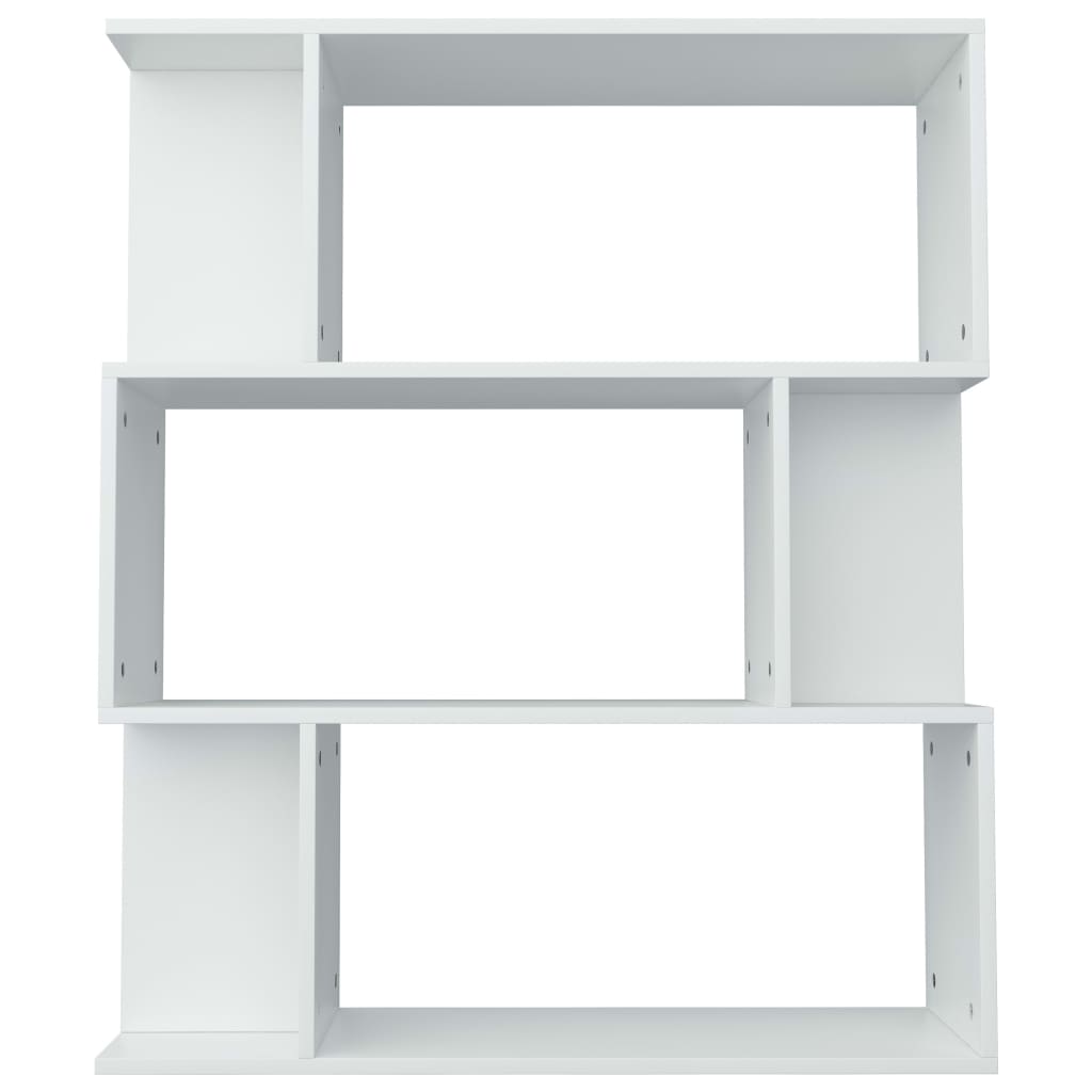 Boekenkast/Kamerscherm 80X24X96 Cm Bewerkt Hout Wit