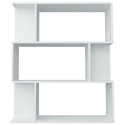 Boekenkast/Kamerscherm 80X24X96 Cm Bewerkt Hout Wit