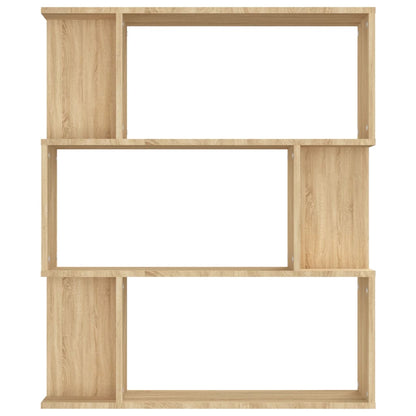 Boekenkast/Kamerscherm 80X24X96 Cm Bewerkt Hout Sonoma eiken