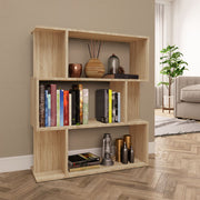 Boekenkast kamerscherm 80x24x96 cm bewerkt hout sonoma eiken