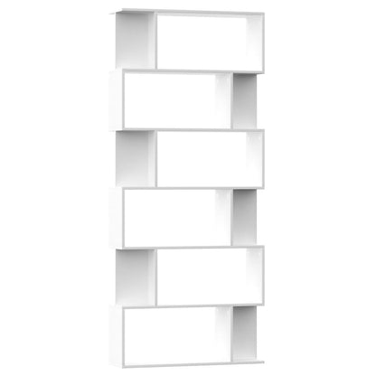 Boekenkast/Kamerscherm 80X24X92 Cm Spaanplaat Wit