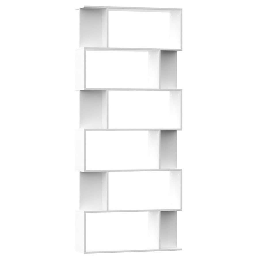 Boekenkast/Kamerscherm 80X24X92 Cm Spaanplaat Wit