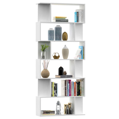 Boekenkast/Kamerscherm 80X24X92 Cm Spaanplaat Wit