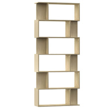 Boekenkast/Kamerscherm 80X24X92 Cm Spaanplaat Sonoma eiken