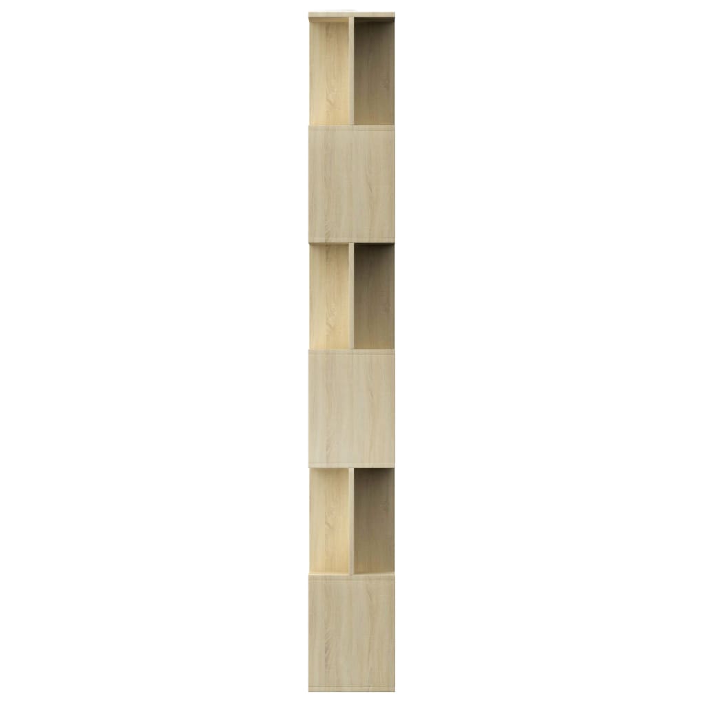 Boekenkast/Kamerscherm 80X24X92 Cm Spaanplaat Sonoma eiken