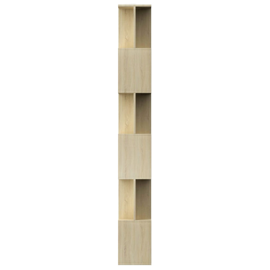 Boekenkast/Kamerscherm 80X24X92 Cm Spaanplaat Sonoma eiken