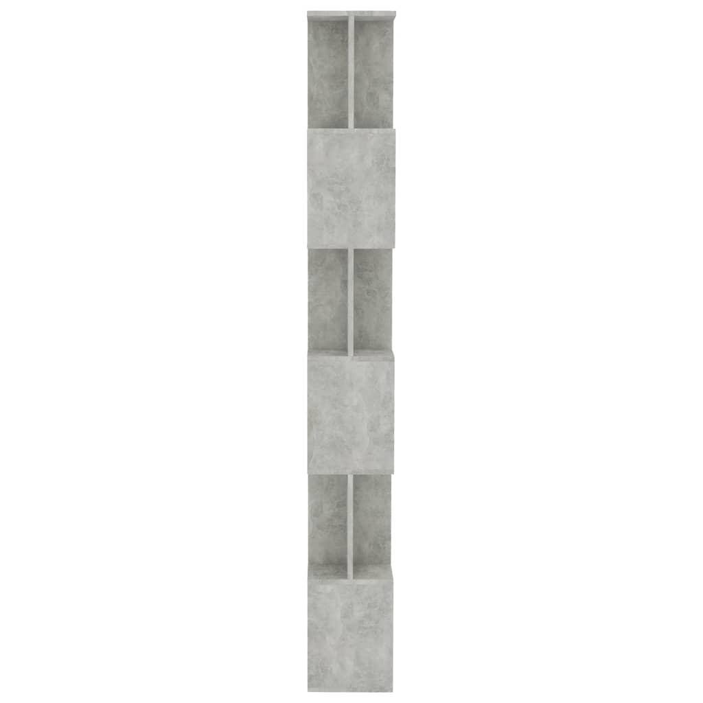 Boekenkast/Kamerscherm 80X24X92 Cm Spaanplaat Betongrijs