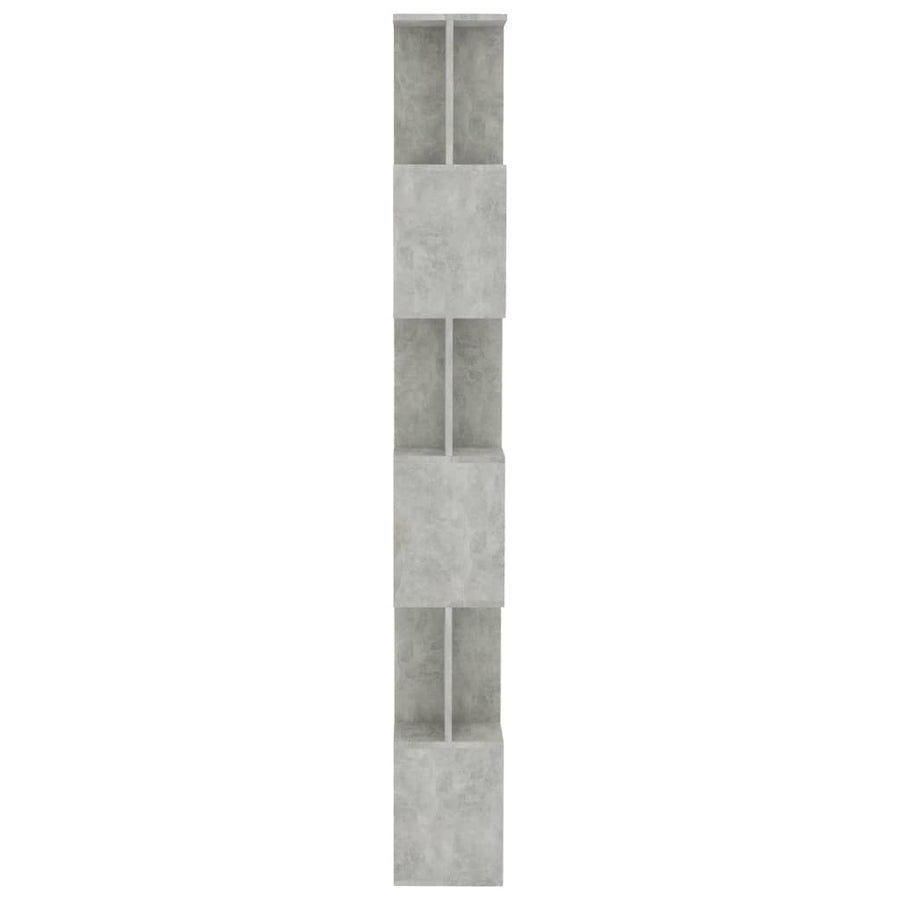 Boekenkast/Kamerscherm 80X24X92 Cm Spaanplaat Betongrijs