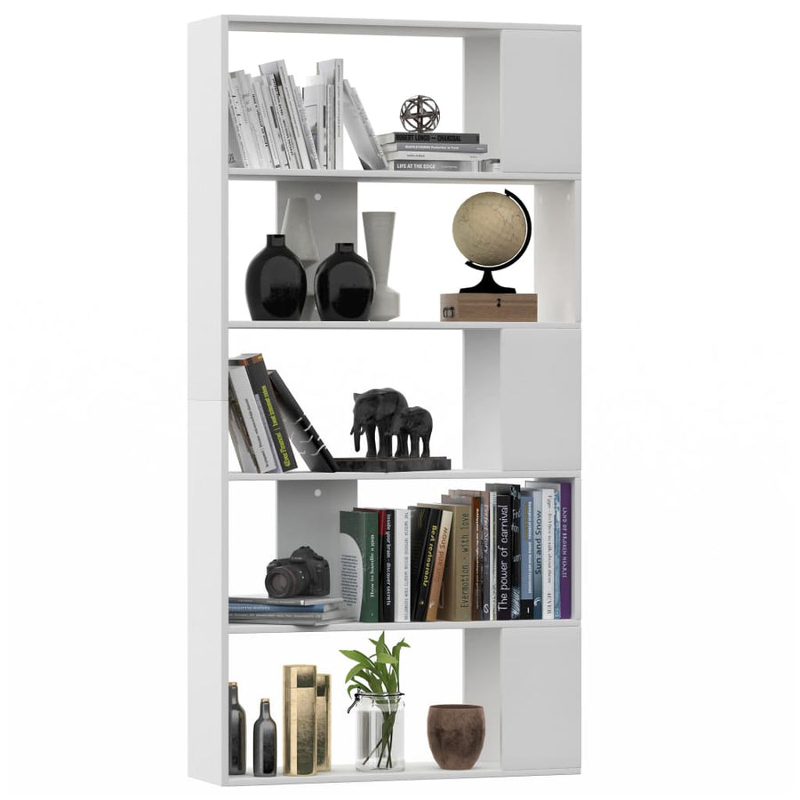 Boekenkast/Kamerscherm 80X24X59 Cm Spaanplaat Wit