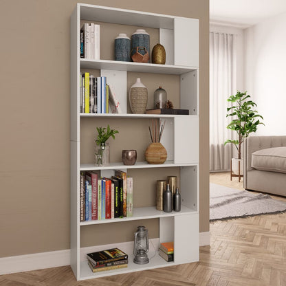 Boekenkast/Kamerscherm 80X24X59 Cm Spaanplaat Wit