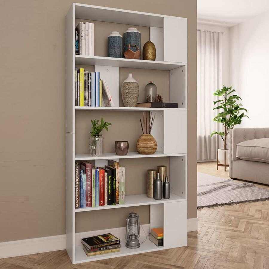 Boekenkast/Kamerscherm 80X24X59 Cm Spaanplaat Wit