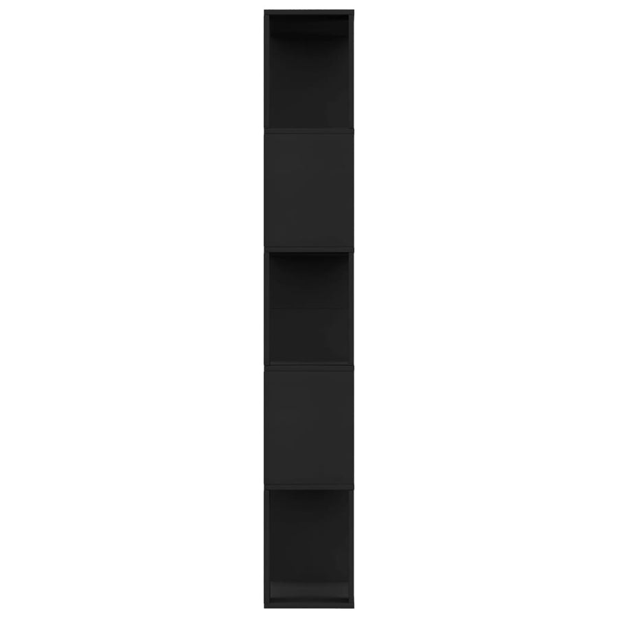Boekenkast/Kamerscherm 80X24X59 Cm Bewerkt Hout Zwart