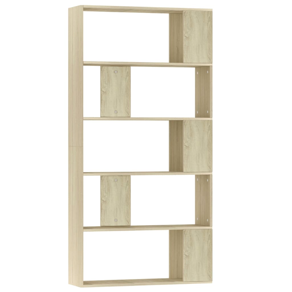 Boekenkast/Kamerscherm 80X24X59 Cm Bewerkt Hout Sonoma eiken