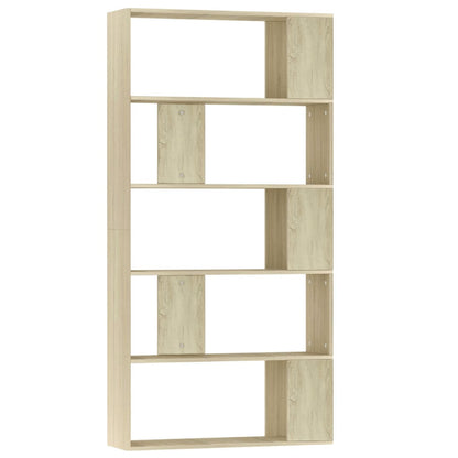 Boekenkast/Kamerscherm 80X24X59 Cm Bewerkt Hout Sonoma eiken