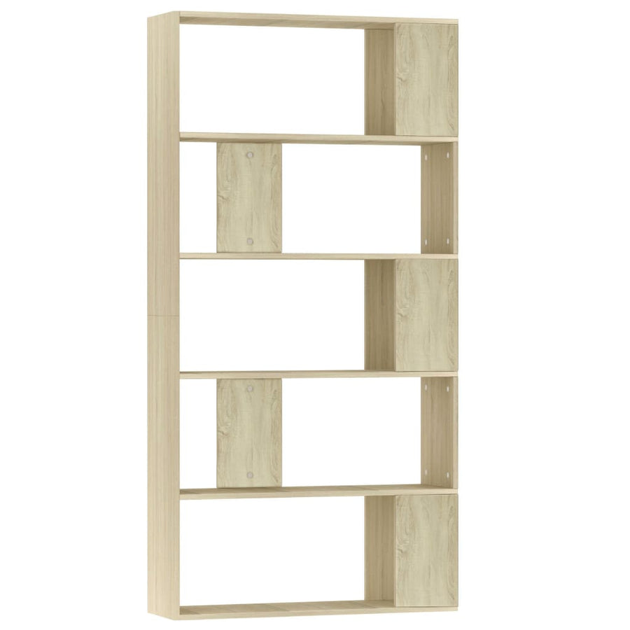 Boekenkast/Kamerscherm 80X24X59 Cm Bewerkt Hout Sonoma eiken