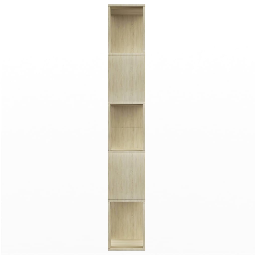 Boekenkast/Kamerscherm 80X24X59 Cm Bewerkt Hout Sonoma eiken