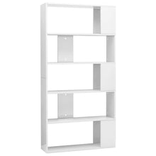 Boekenkast/Kamerscherm 80X24X59 Cm Hoogglans wit