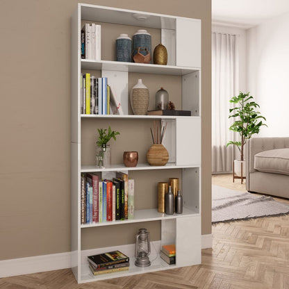 Boekenkast/Kamerscherm 80X24X59 Cm Hoogglans wit