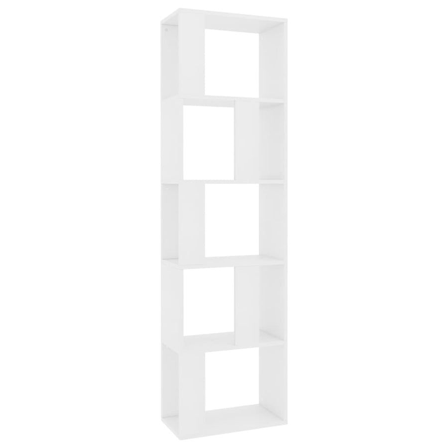Boekenkast/Kamerscherm 45X24X59 Cm Bewerkt Hout Wit