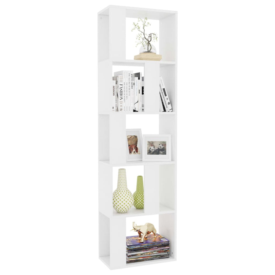 Boekenkast/Kamerscherm 45X24X59 Cm Bewerkt Hout Wit