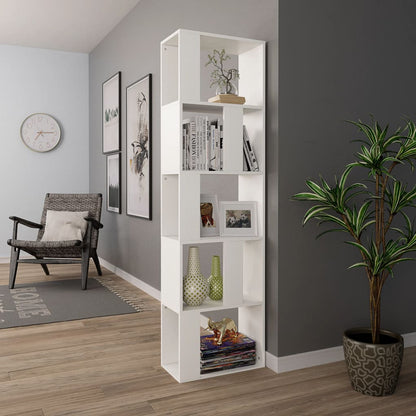 Boekenkast/Kamerscherm 45X24X59 Cm Bewerkt Hout Wit