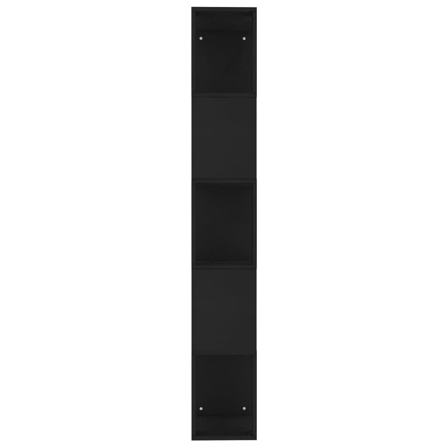 Boekenkast/Kamerscherm 45X24X59 Cm Bewerkt Hout Zwart