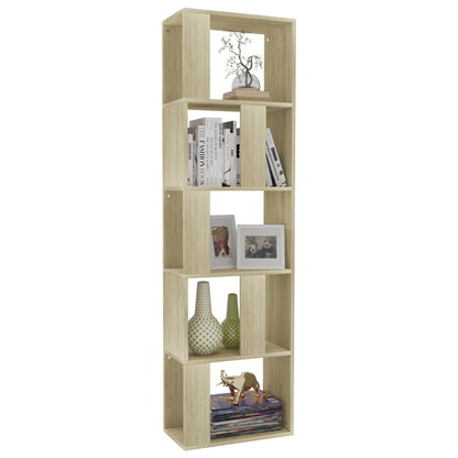 Boekenkast/Kamerscherm 45X24X59 Cm Bewerkt Hout Sonoma eiken