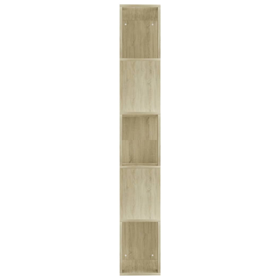 Boekenkast/Kamerscherm 45X24X59 Cm Bewerkt Hout Sonoma eiken