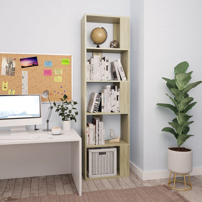 Boekenkast/Kamerscherm 45X24X59 Cm Bewerkt Hout Sonoma eiken