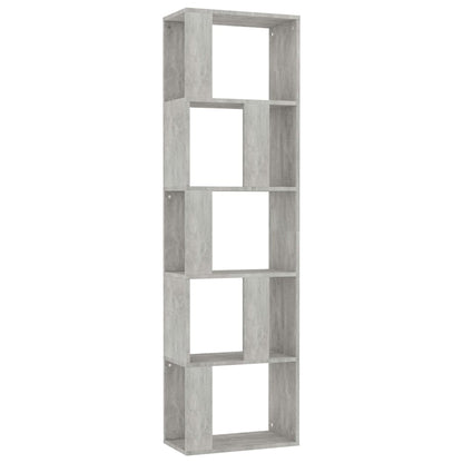 Boekenkast/Kamerscherm 45X24X59 Cm Bewerkt Hout Betongrijs
