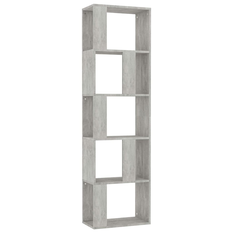 Boekenkast/Kamerscherm 45X24X59 Cm Bewerkt Hout Betongrijs