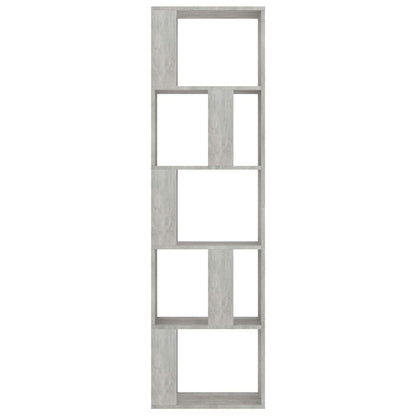 Boekenkast/Kamerscherm 45X24X59 Cm Bewerkt Hout Betongrijs