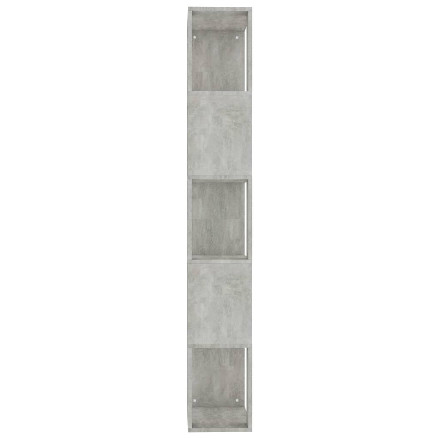 Boekenkast/Kamerscherm 45X24X59 Cm Bewerkt Hout Betongrijs