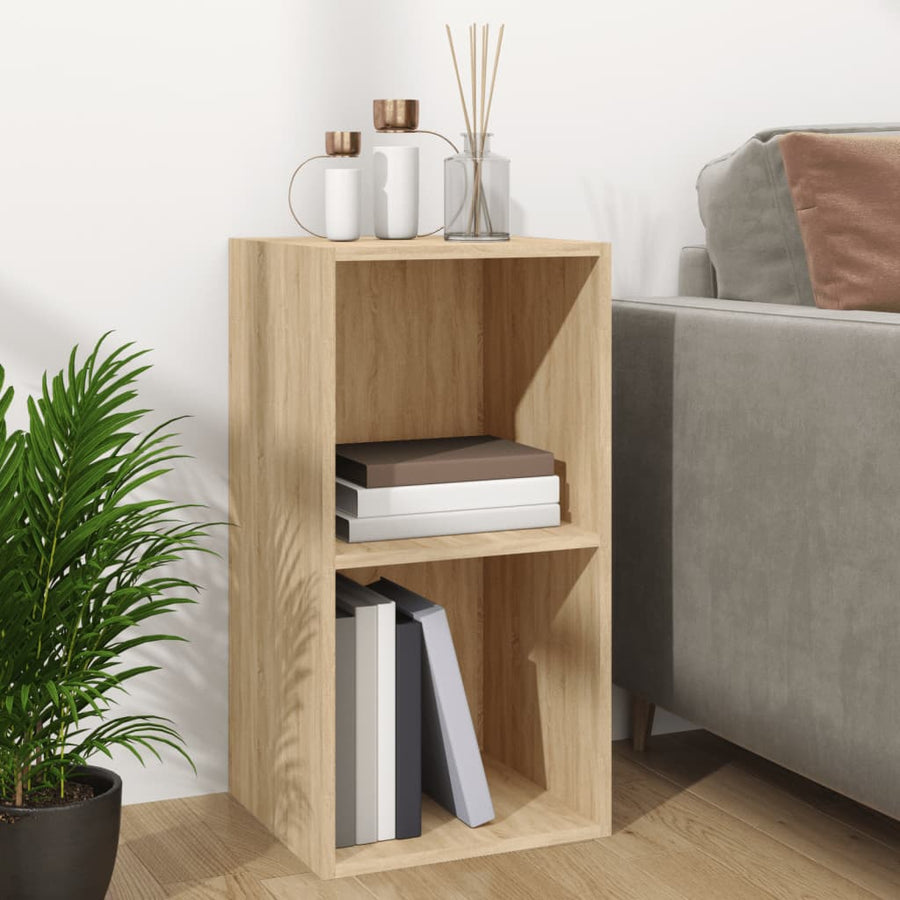 Opbergbox Voor Lp's 7X34X36 Cm Bewerkt Hout Kleur Sonoma eiken