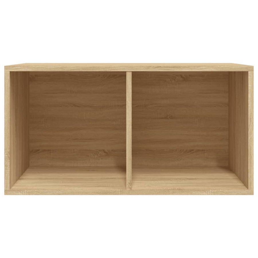 Opbergbox Voor Lp's 7X34X36 Cm Bewerkt Hout Kleur Sonoma eiken