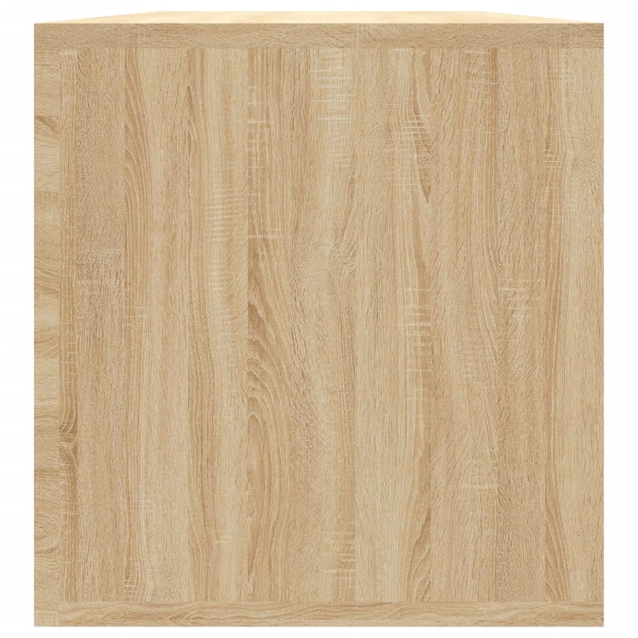 Opbergbox Voor Lp's 7X34X36 Cm Bewerkt Hout Kleur Sonoma eiken