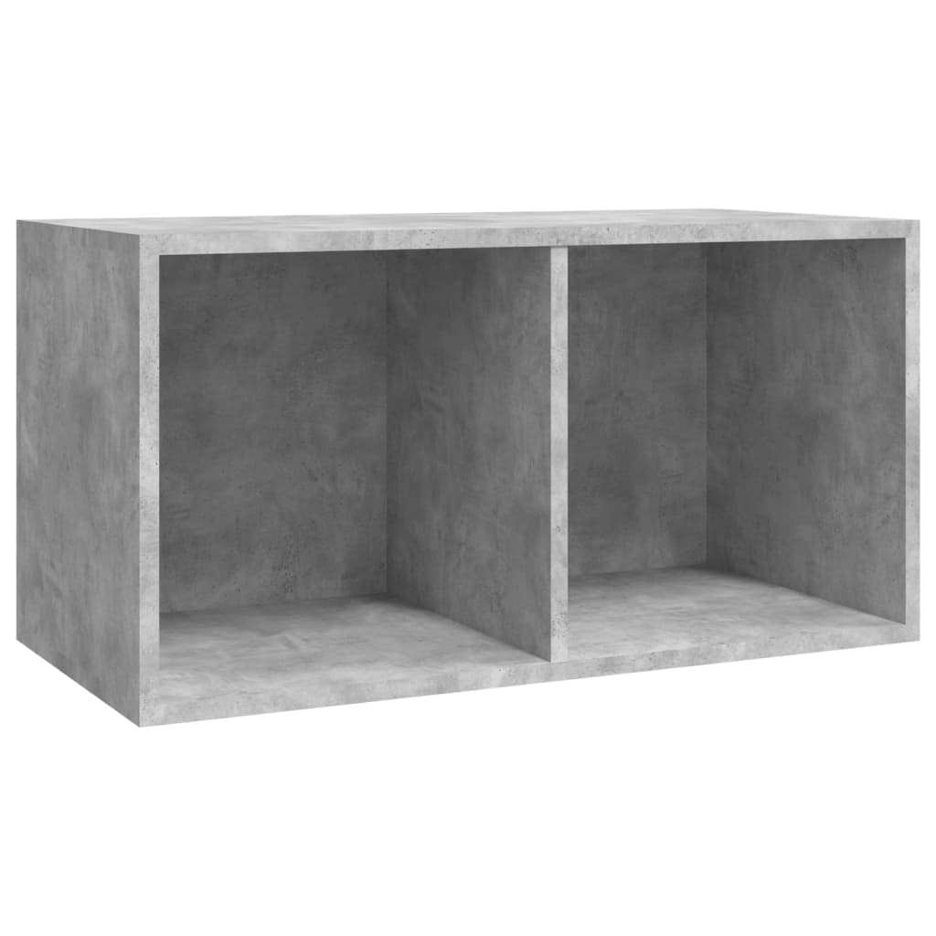 Opbergbox Voor Lp's 7X34X36 Cm Bewerkt Hout Betongrijs